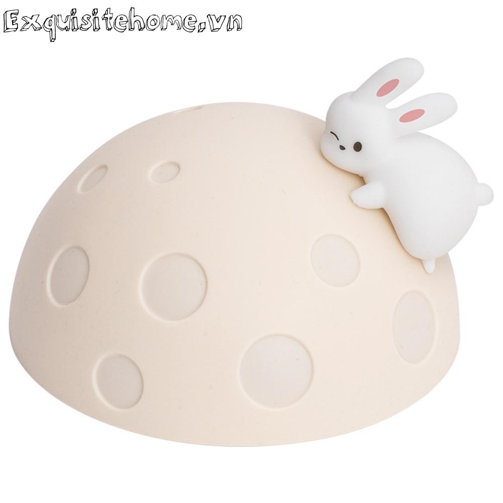 Đèn Ngủ 3 Số Hình Thỏ Mặt Trăng Cho Bé