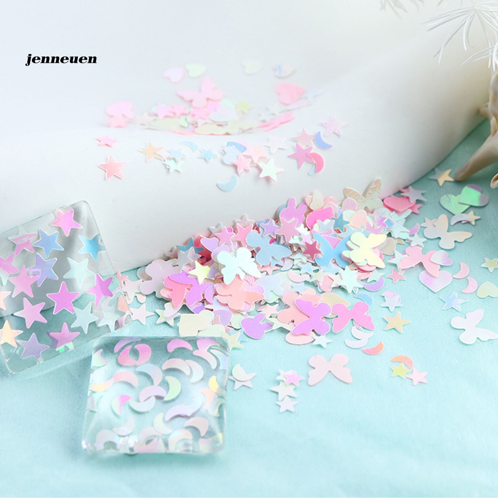 Jen 1 Hộp Đựng Phụ Kiện Làm Móng Hàng Ngày Hình Ngôi Sao Mặt Trăng Thỏ Bướm Trái Tim Cho Salon