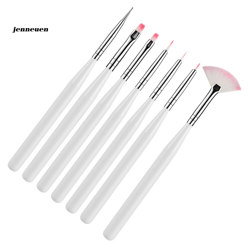 Set 7 Bút Vẽ Móng Nghệ Thuật Với Lông Cọ Mềm Mại Dành Cho Nữ