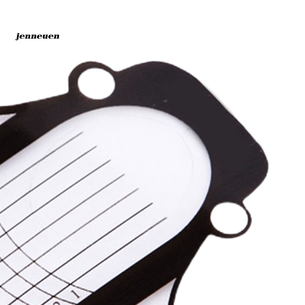 Bộ 50 Miếng Dán Nối Dài Móng Tay An Toàn Hình Dạng Sáng Tạo DIY