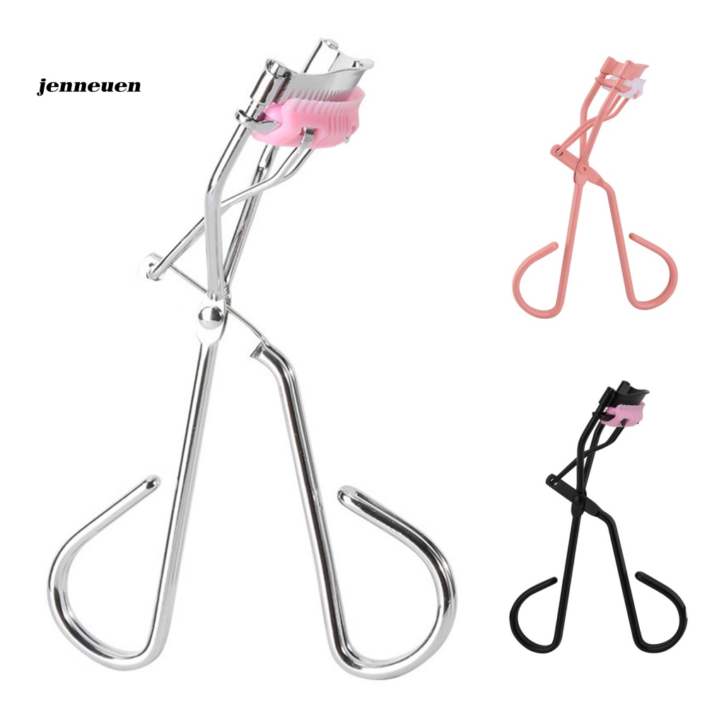 Dụng Cụ Bấm Cong Mi Chuyên Nghiệp Kèm Lược Cao Su Linh Hoạt