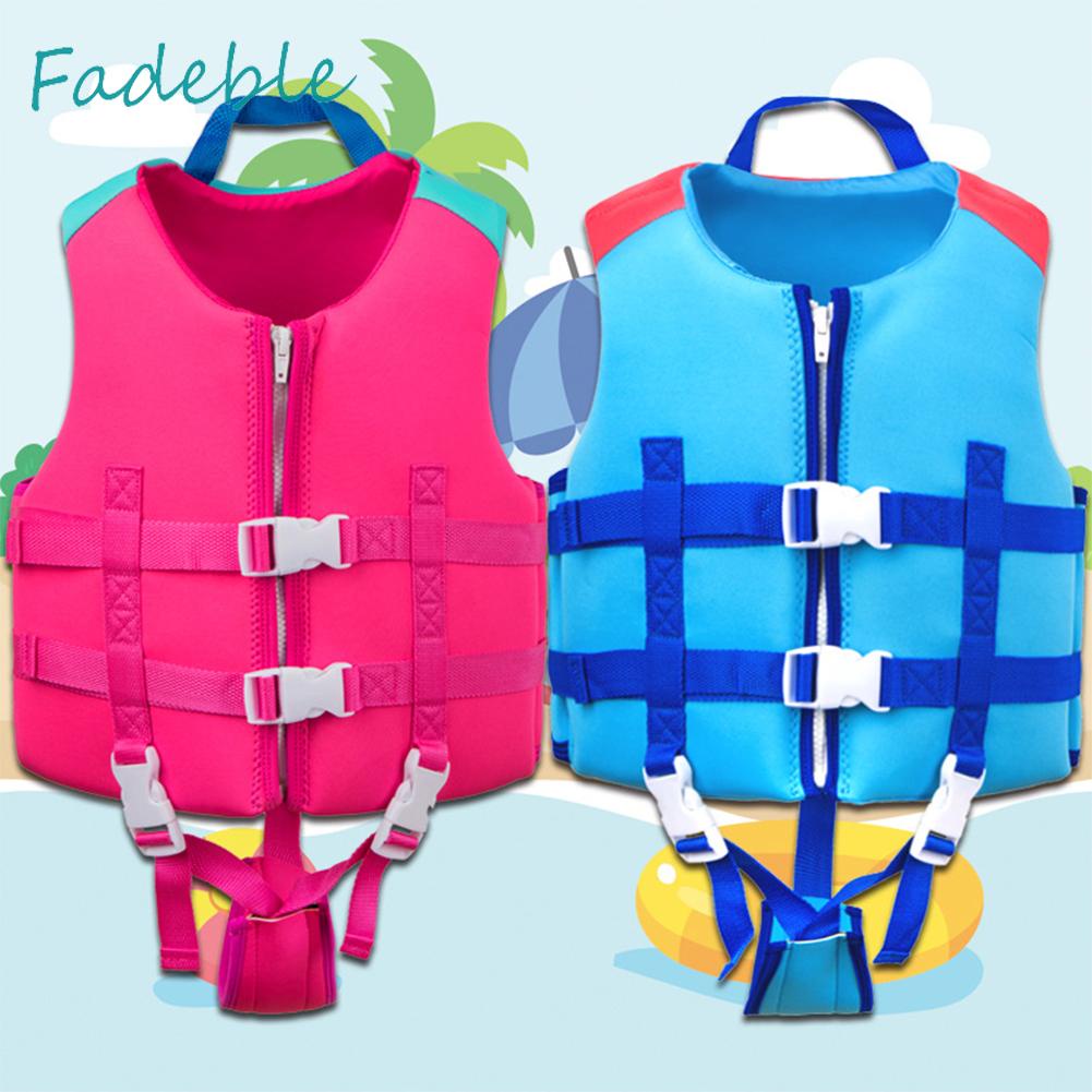 Áo Phao Cứu Hộ Chất Liệu Cao Su Tổng Hợp Thoáng Khí Cho Bé Tập Bơi