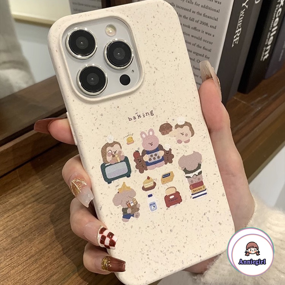 Ốp Điện Thoại Chất Liệu Thân Thiện Với Môi Trường Họa Tiết Động Vật Cho iPhone 14 Pro Max 11 12 13 Pro Max XR XS 8 7Plus