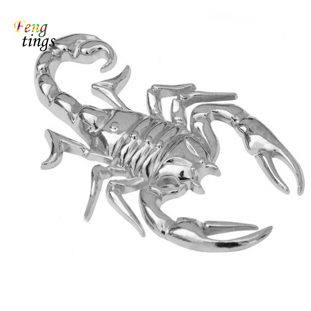 1 Miếng Dán 3D Hình Bọ Cạp Ngộ Nghĩnh Trang Trí Thân Xe Ô Tô
