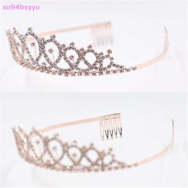 Vương Miện Đội Đầu xo94bsyyu Kèm Lược Cài Tóc Cho Nữ