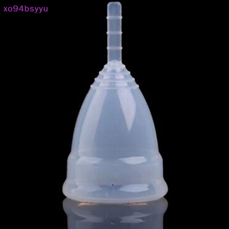 Cốc Nguyệt San Bằng Silicon Mềm Màu Hồng / Tím / Trong Suốt Xo94Bsyu