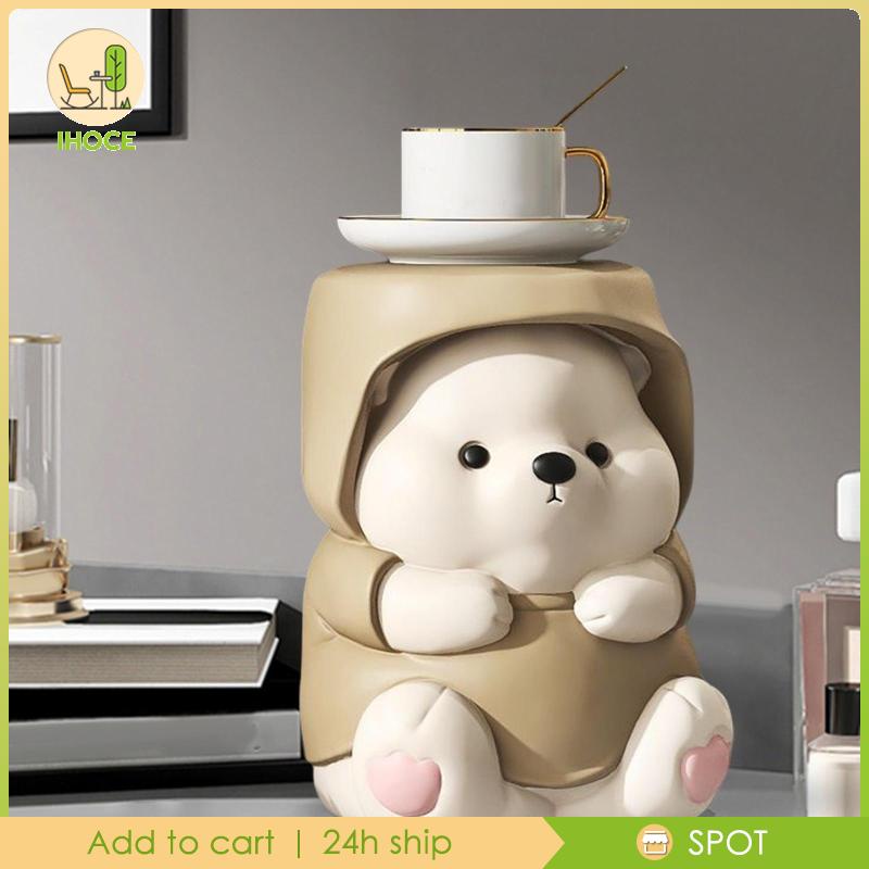 Mô Hình Gấu Bằng Nhựa Resin Để Bàn Trang Trí Văn Phòng