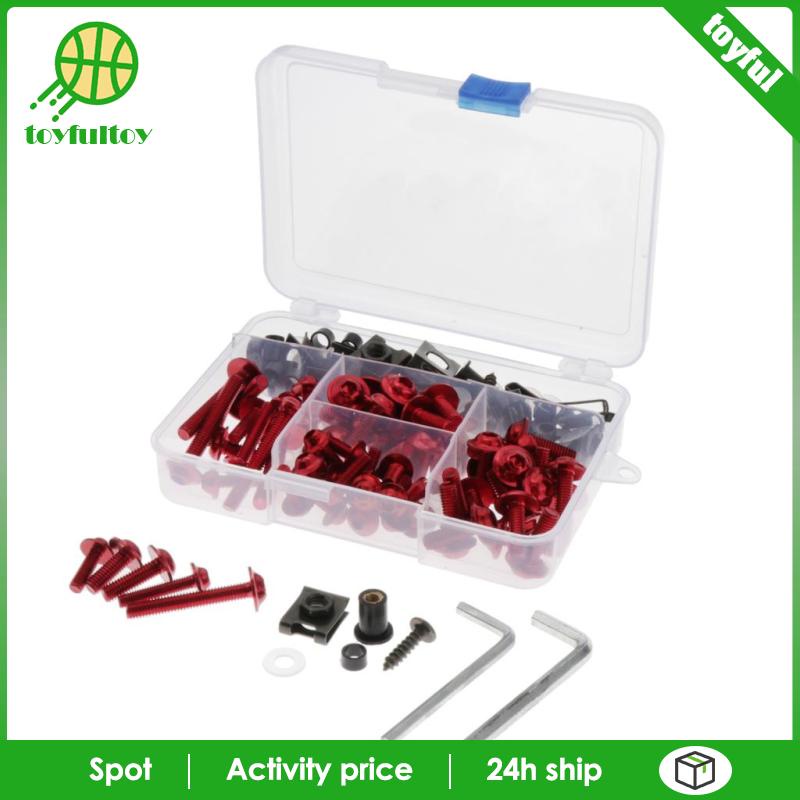 1 Bộ Ốc Vít Bằng Nhôm Cho Xe Máy