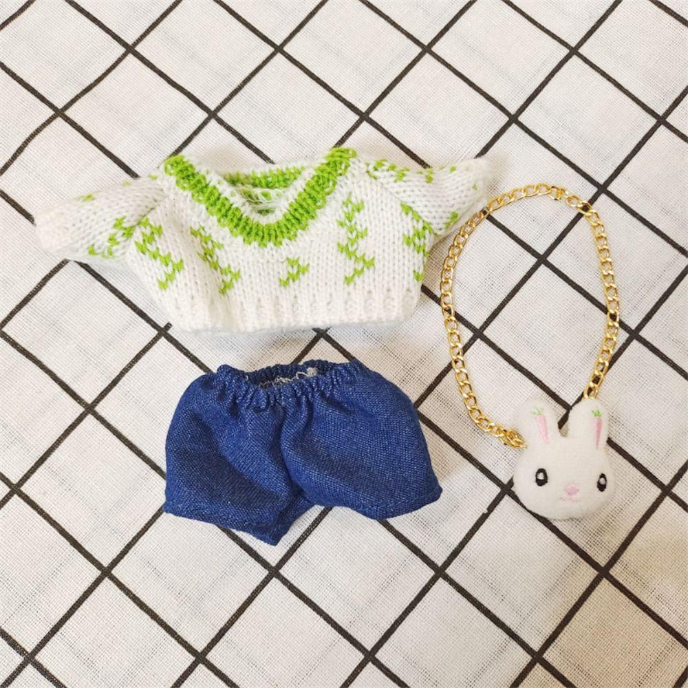 Bộ Áo Hoodie Cotton 20cm + Quần Sooc Thời Trang Xinh Xắn Chất Lượng Cao Cho Búp Bê