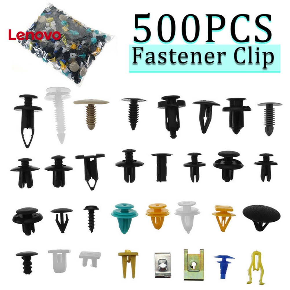 FENDER Bộ 500 Đinh Tán Nhựa Phụ Tùng Cho Xe Ô Tô
