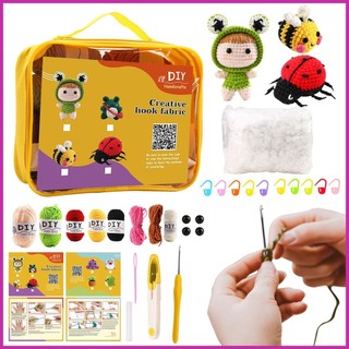 Bộ dụng cụ đan móc len diy nhỏ gọn tiện dụng