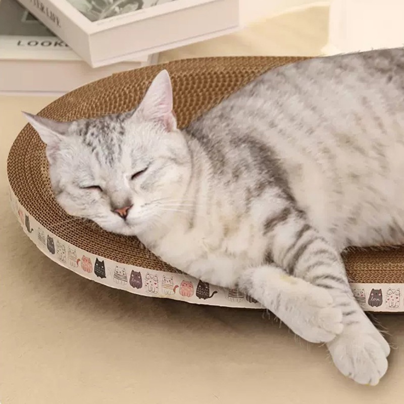 CHONGTAOQI bàn cào móng cho mèo Tấm Bảng Cào Móng Chống Gàu Hình Tròn Cỡ Lớn Dành Cho Mèo Cưng