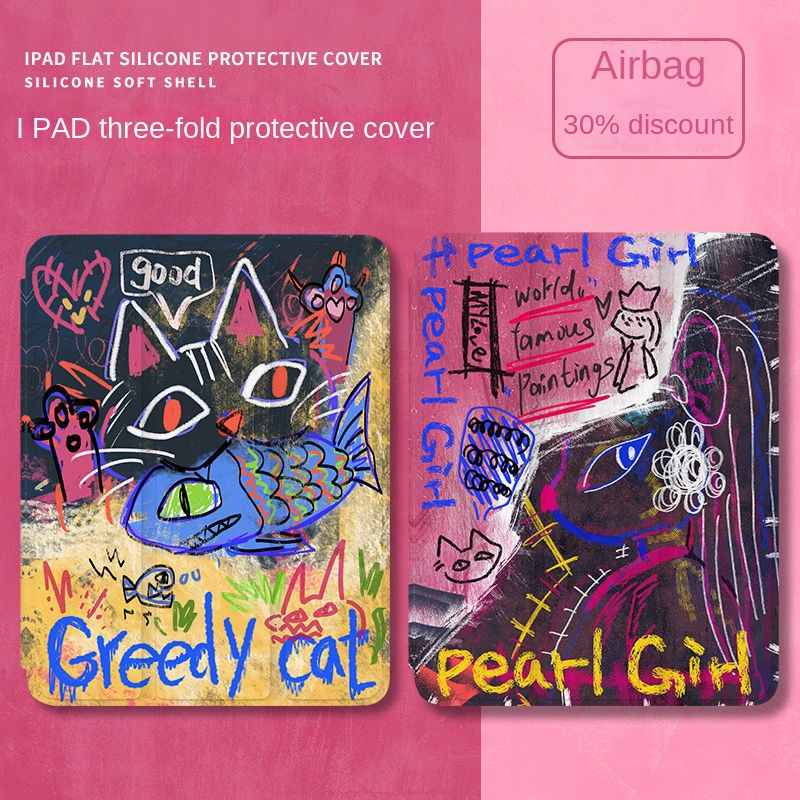 Bao Da Máy Tính Bảng Cho iPad Air 4 10.9 Pro 11 Air 3 10.5 Gen9 / 8 / 7 10.2 Gen10 2022 10.9 inch iPad Air5 / 4 Mini 4 5 Mini5 / 61 / 2 9.7 Bộ Đồ Chơi Xếp Hình Độc Đáo Chất Lượng Cao