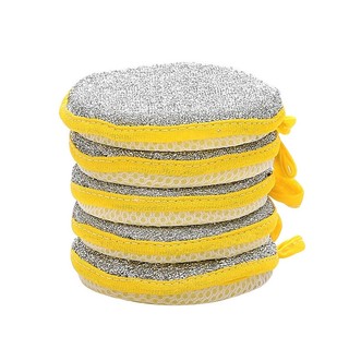 5 cái double-sided dishwashing towel sponge dishwashing cloth kitchen thick dishwashing sponge household cleaning cloth pot cleaning cloth