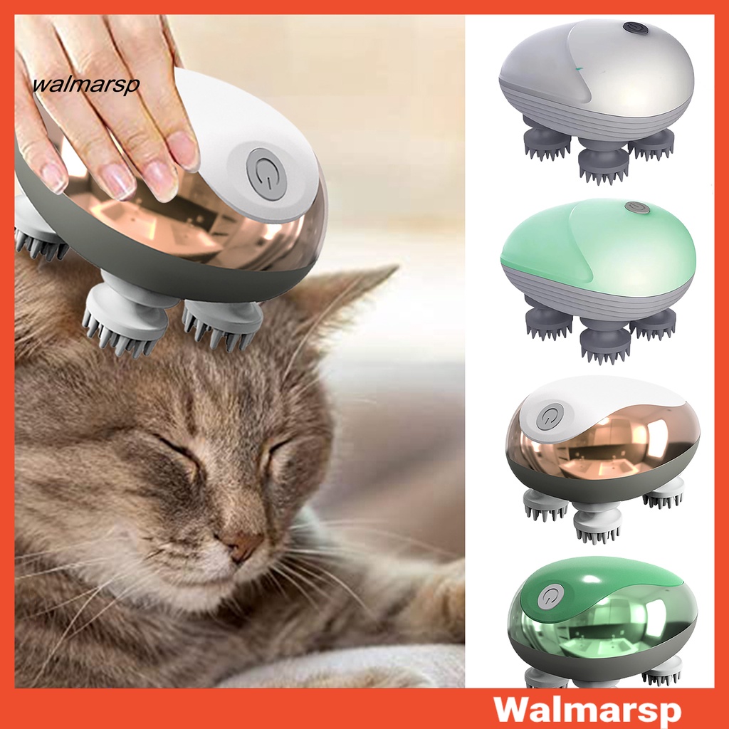 Máy Mát Xa Da Đầu Mềm Mại Thoải Mái Chống Thấm Nước Có Thể Điều Chỉnh Cho Mèo