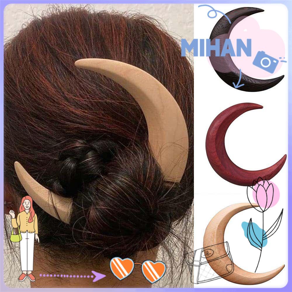 Lược Chải Tóc Hình Mặt Trăng Phong Cách Ramadan MIHAN1