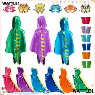 Wttle animal costume cape, cosplay props masquerade dinosaur animal, cartoon dinosaur cloak dress up cosplay costume girls boys