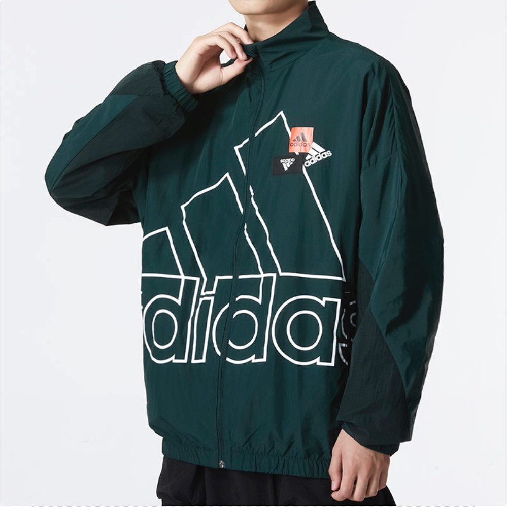 Áo Khoác Thêu Logo Adidas Chính Hãng 100%