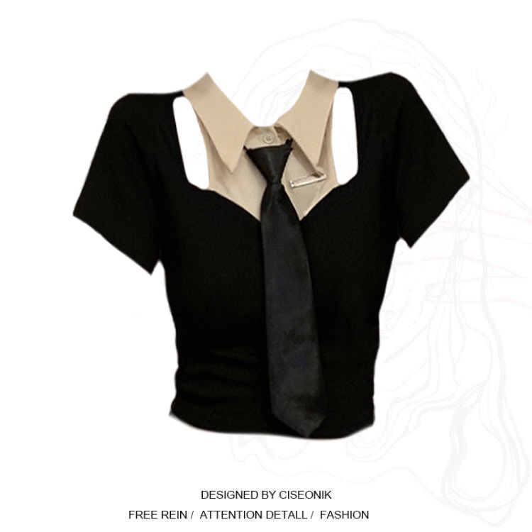 Cassie áo croptop áo croptop nữ Thiết kế ít người cao eo slim hottie ngắn áo khoác 2023 NEW JL2730