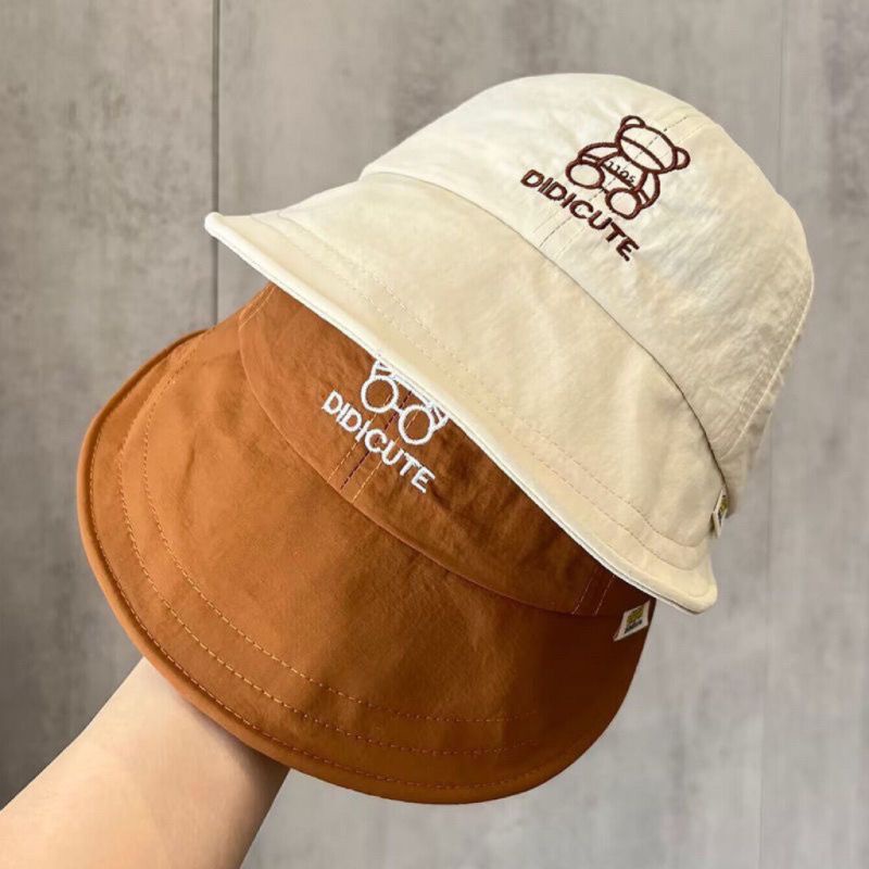 Mũ Tai Bèo Vành Rộng Chống Nắng Nhanh Khô Phong Cách Nhật Bản Thời Trang Xuân Thu Cho Bé