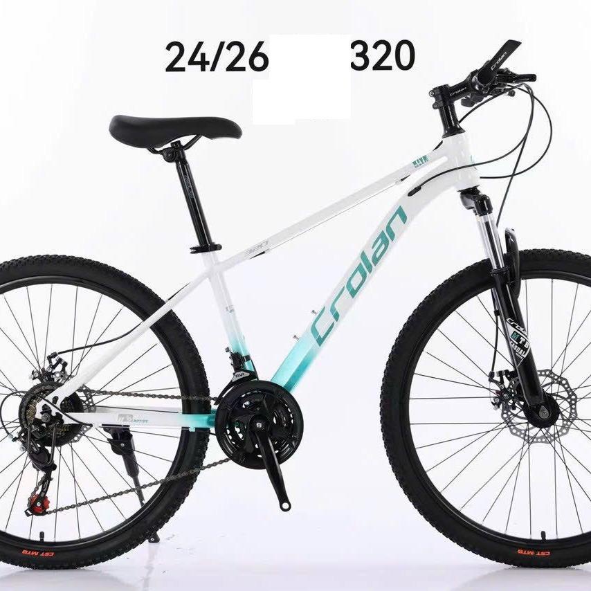 Xe đạp địa hình thể thao Crolan mã 320 không gác ba ga cỡ 24, 26