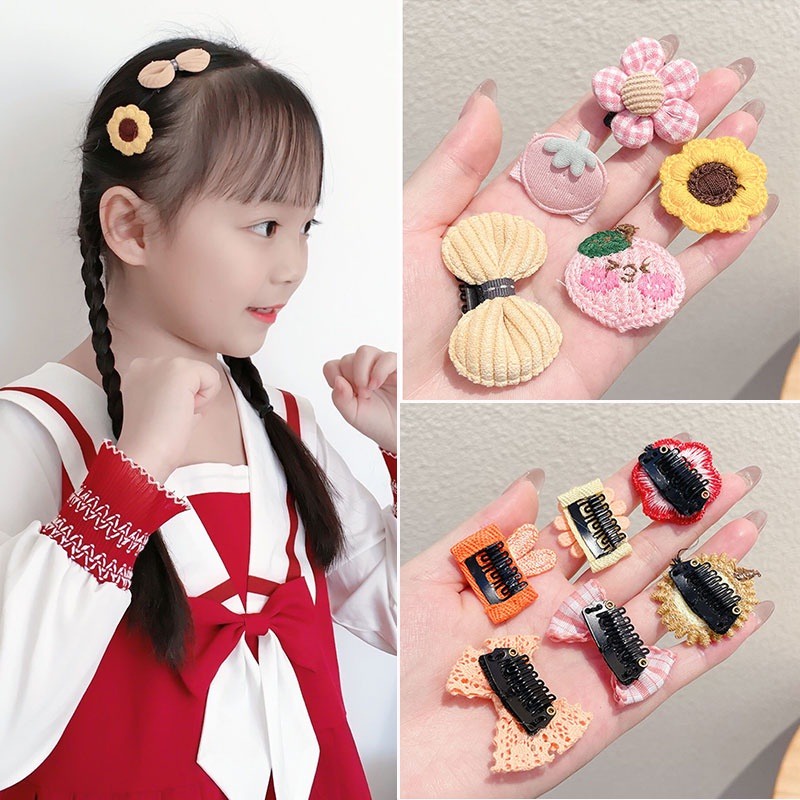 Kẹp Tóc Hình Hoạt Hình Xinh Xắn Cho Bé Gái