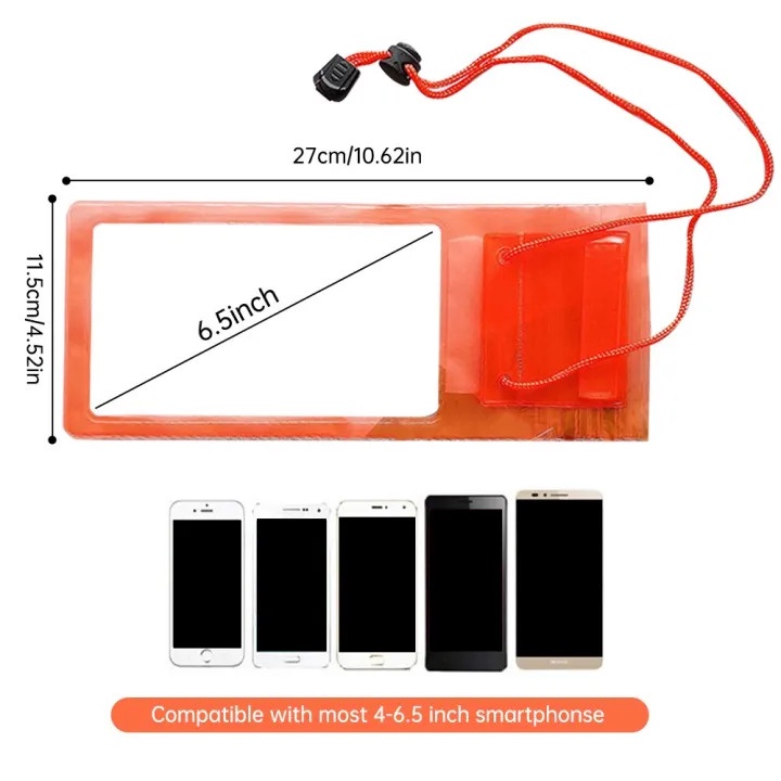 Túi Đựng Điện Thoại Chống Thấm Nước Thông Dụng Cho iPhone 13 X XS Max 8 7 Samsung S10 Xiaomi