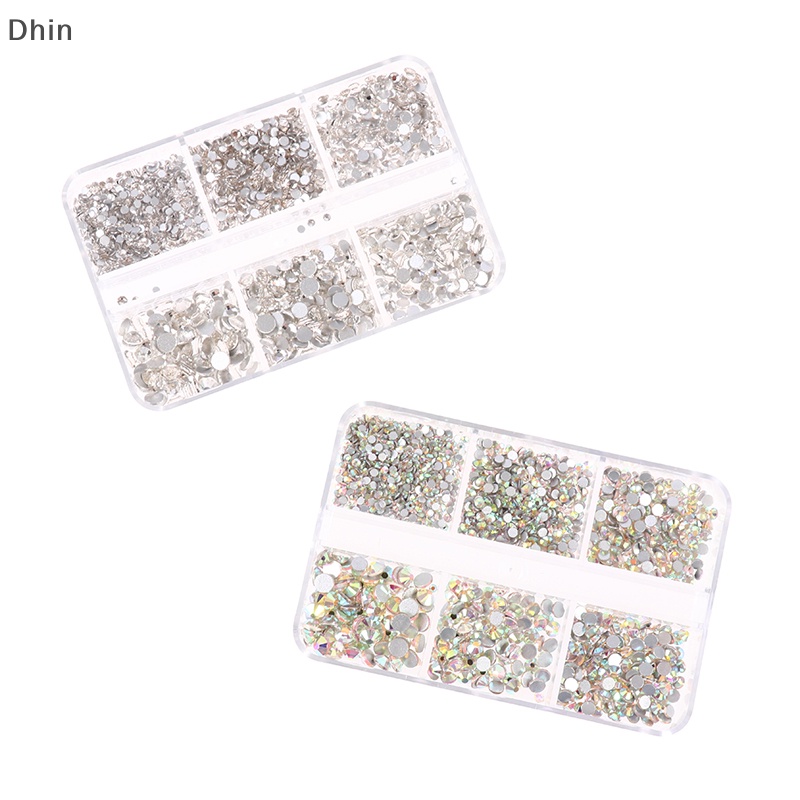 Hộp 6 Kích Cỡ Đá Pha Lê Trang Trí Móng Tay Nghệ Thuật