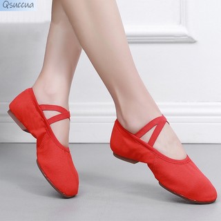 Giày Múa Ba Lê Đế Mềm Cột Dây Dành Cho Nữ