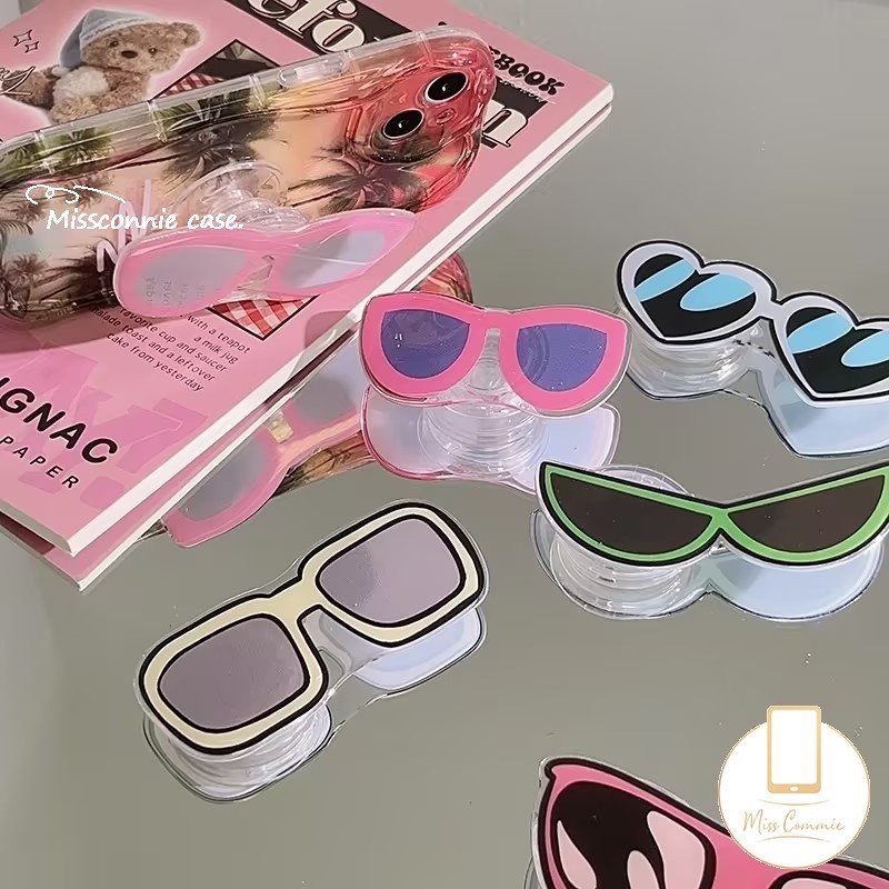 Giá Đỡ Điện Thoại Hình Thỏ / Hoa / Bướm / Trái Tim Màu Gradient Thời Trang