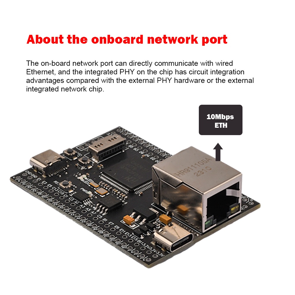 Bảng Mạch Phát Triển Pcbfun Ch32v307vct6 Core 32-bit Riscv