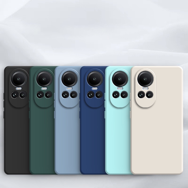 Ốp lưng oppo reno 10 pro Ốp Điện Thoại Màu Trơn Cho Oppo Reno 10 5G / Reno 10 Pro 5G / Reno 8 5G / Reno 8Z 5G / Reno 7Z 5G / Reno7 5G / Reno6 YT