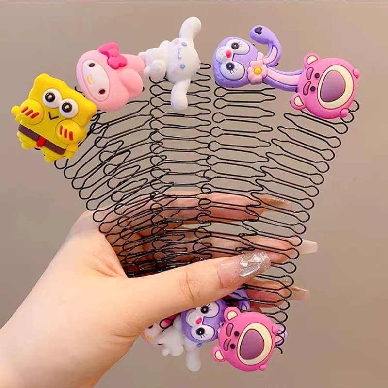 Lược Chải Tóc Gãy Hình Trái Dâu Tây Cho Bé Gái