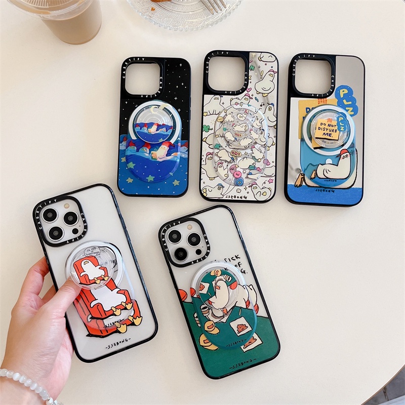 Ốp Điện Thoại Có Vòng Đỡ Nam Châm Chất Lượng Cao Cho iPhone 14 13 11 12 Pro Max Plus Huawei Samsung