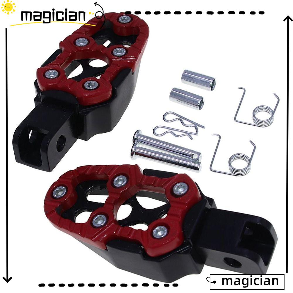 Set 2 Gác Chân Xe Máy Chống Trượt Có Thể Gấp Gọn Tiện Dụng
