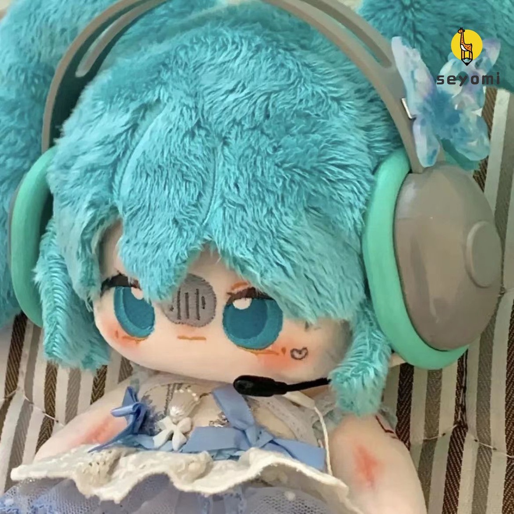 Búp Bê Nhồi Bông Hình Hatsune Miku 20cm Dễ Thương