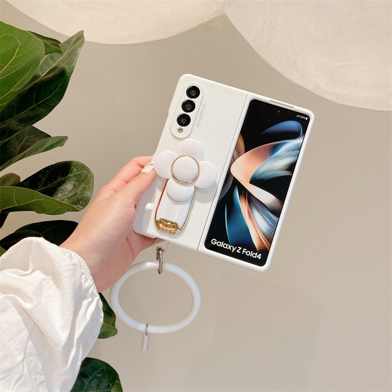 Bao Da Điện Thoại Có Nhẫn Gài Cho samsung galaxy z fold 5 4 3 2 5g Ốp