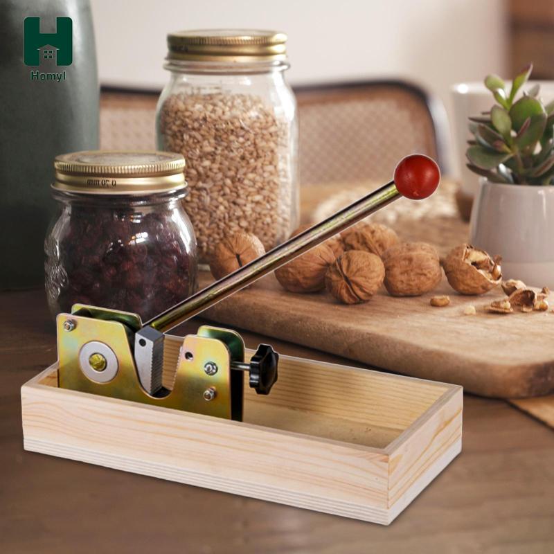 Homyl Macadamia công cụ mở nut dụng cụ mở quả óc chó kìm óc chó dụng cụ bóc vỏ hạt dẻ kẹp hạt dẻ thoải mái xử lý dụng cụ mở hạt dẻ