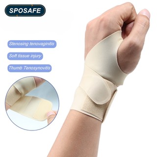1 đai quấn cổ tay gọn nhẹ thoáng khí hỗ trợ giảm đau khớp cho nam và nữ