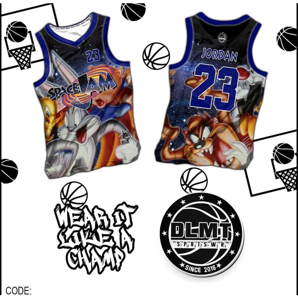 Mchl JRDN SPC JM - CODE DLMT037 FULL SUBLIMATION JERSEY (TÊN TEAM THAY ĐỔI MIỄN PHÍ, SURNAME & SỐ)