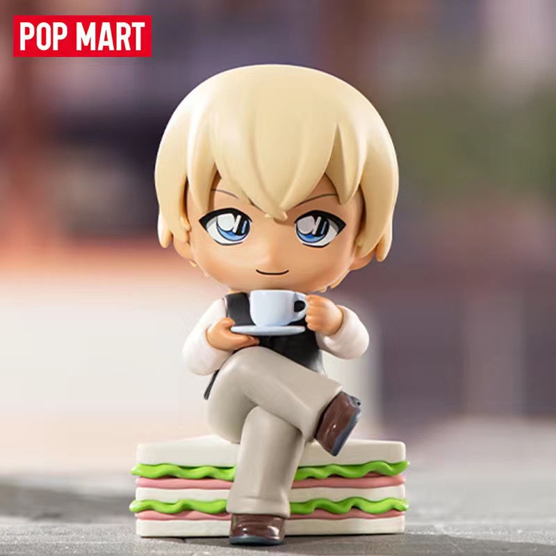 Gô chính hãng popmart thám tử lừng danh conan nhân vật cổ điển hộp mù hình búp bê món quà trang trí