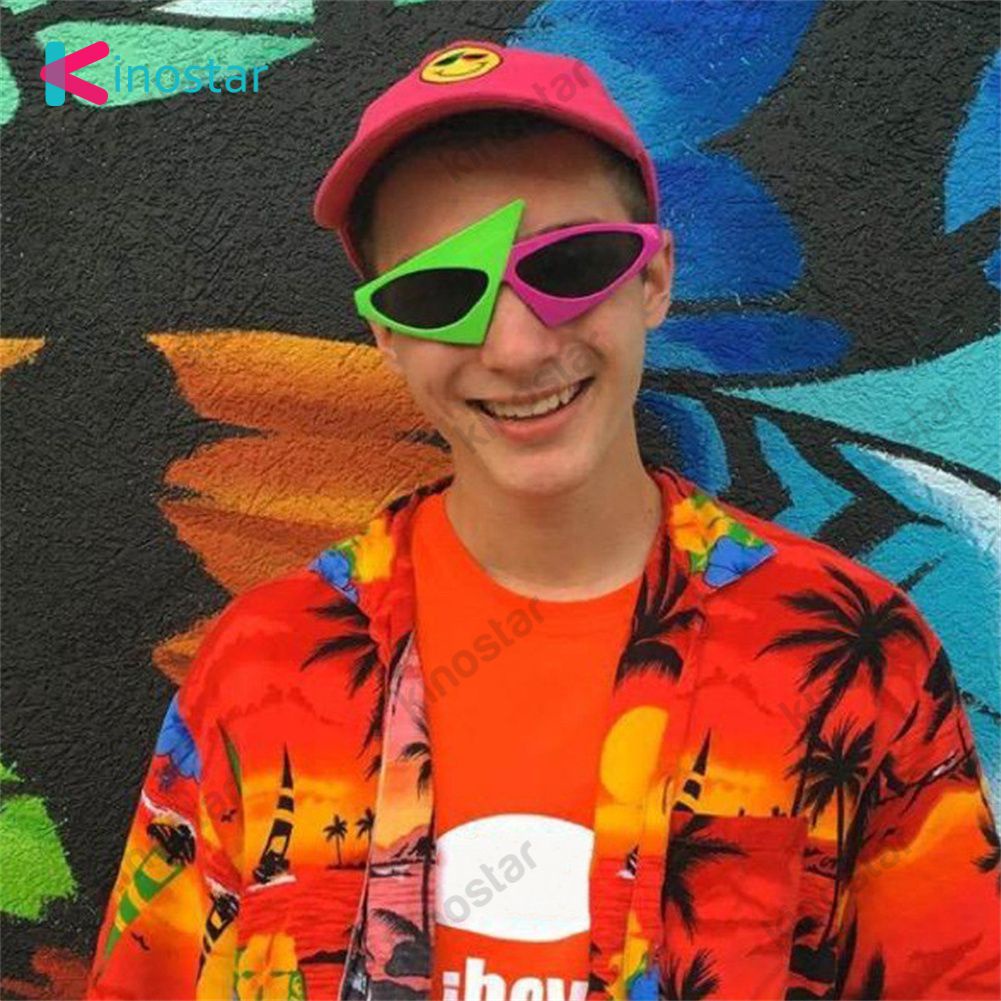 Kính Râm Tam Giác Sáng Tạo Chụp ảnh Thời Trang Đạo Cụ Trang Trí Tiệc Vũ Hội Unisex Fun Glass.