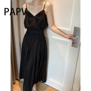 Papv Đầm Cổ V Phong Cách Hàn Quốc Thời Trang Mùa Hè Sành Điệu 1491