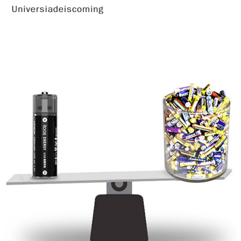 Universiadeiscoming ^^ 1.5v aa 1500mah usb có thể sạc lại aa usb lithium mới * mới