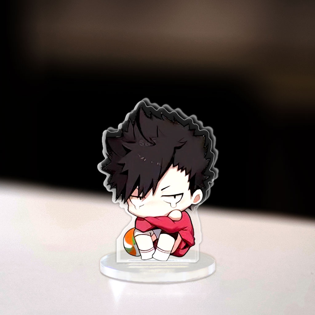 Mô hình 3cm Mini Haikyuu Hinata Nishinoya Oikawa Kageyama Standee Chibi Anime Manga trang trí góc học tập cao 3cm NLP