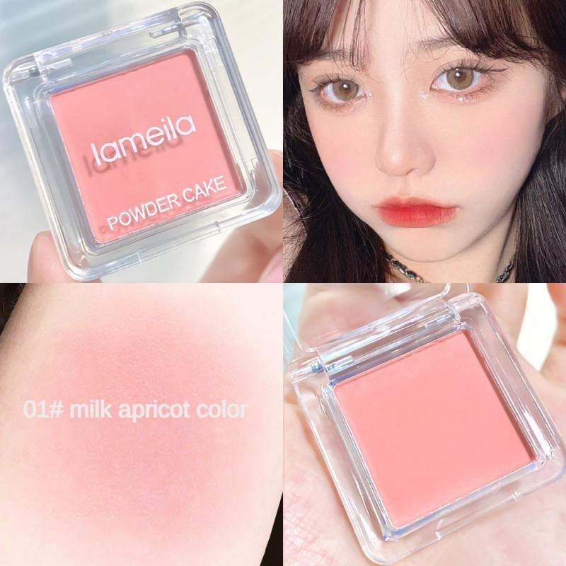 Natural cheek tone blush palette face blush waterproof 1 cheek rouge makeup brightening facial blush pink