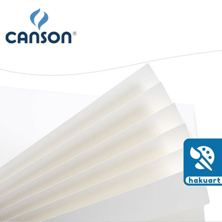 Giấy vẽ CANSON Hàn 110gsm vân ngang vẽ hình hoạ, chân dung - Họa Cụ Hakuart