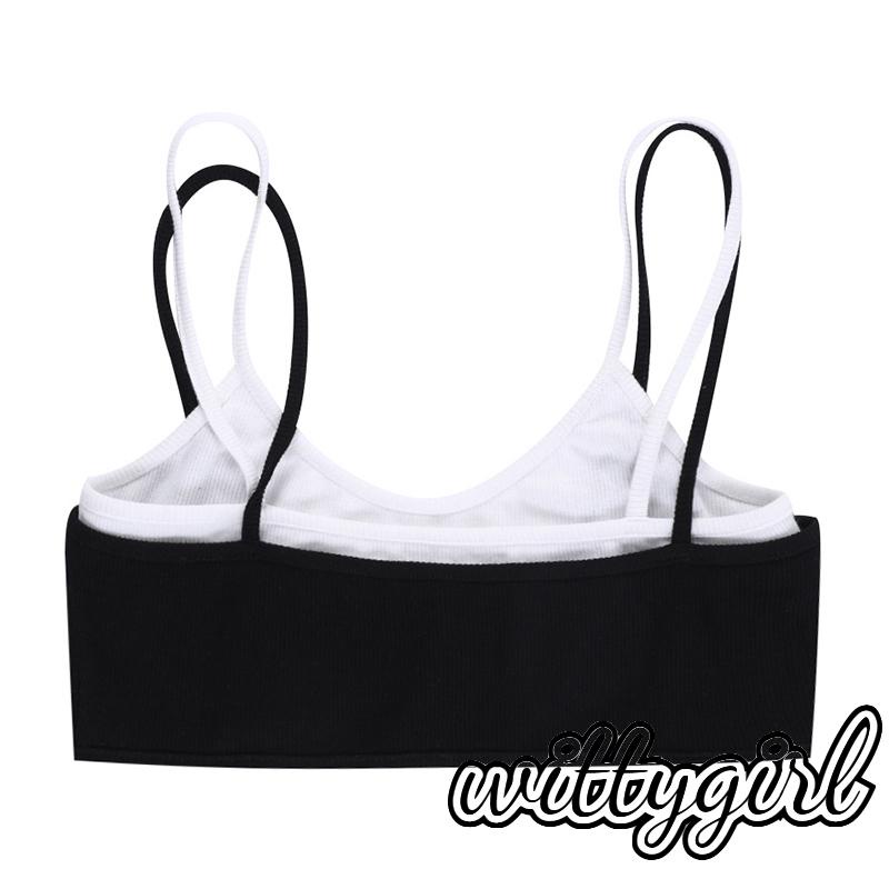 Witty-women Áo hai dây không tay áo hở lưng vá mỏng vừa vặn tập luyện vest cho party club