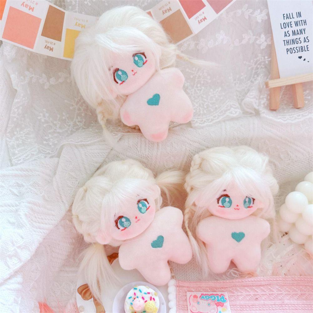 Đồ chơi búp bê ngôi sao MMULCK nhồi bông PP 10cm mềm mại không mặc quần áo