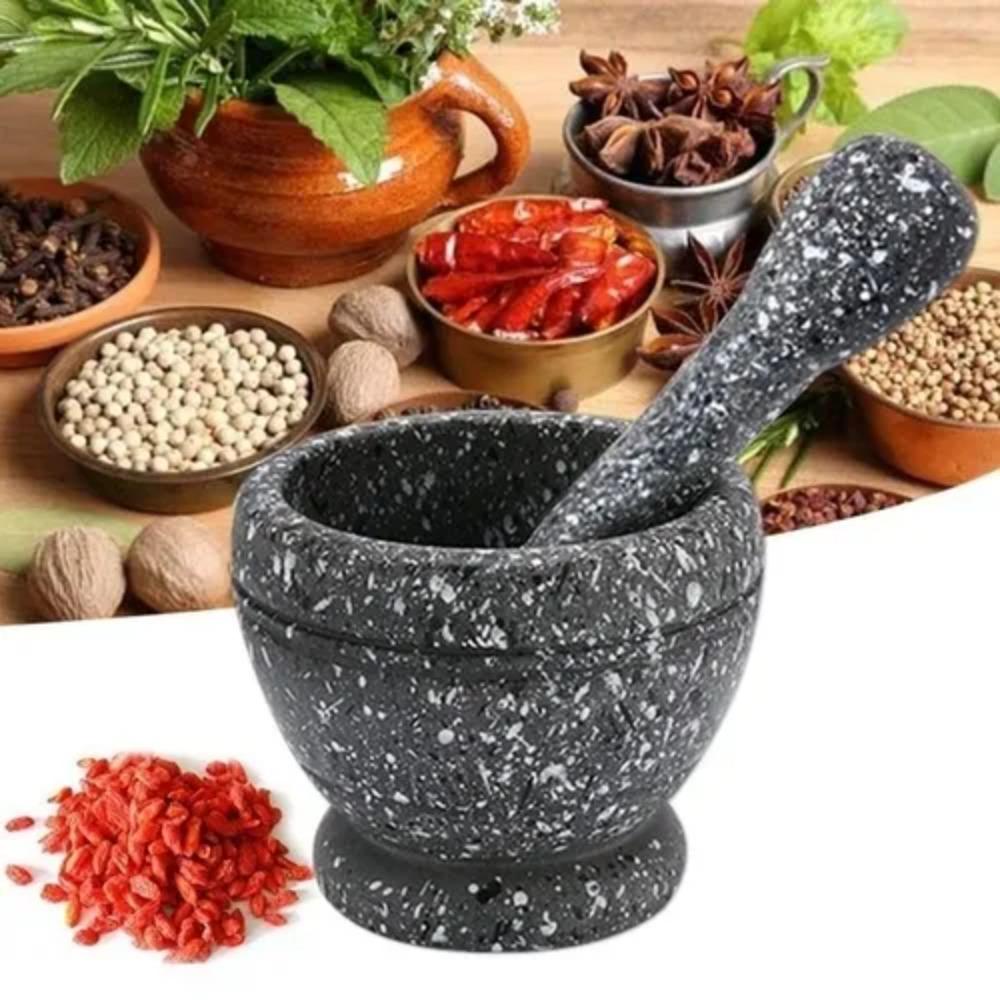 Elsworth Bộ Chày Cối Giã Bằng Nhựa pp Siêu Bền Gọn Nhẹ Đa Năng Tiện Dụng Cho Nhà Bếp